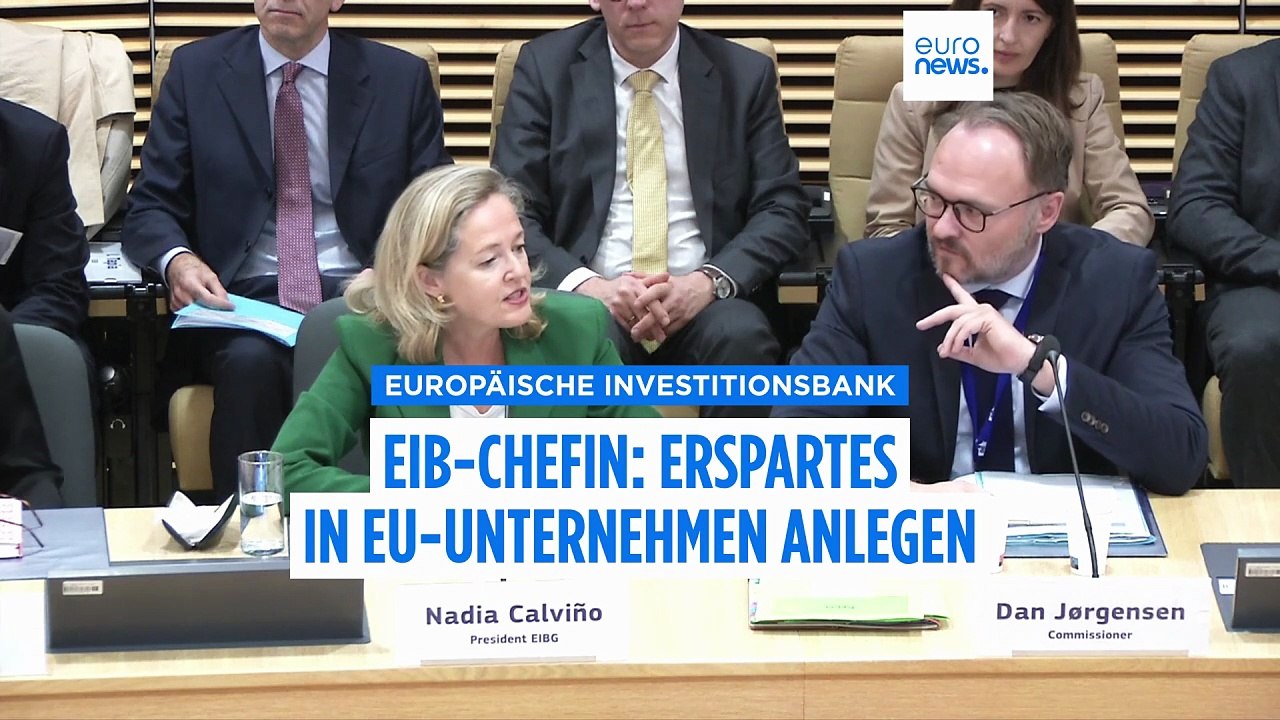 EU braucht eine Spar- und Investitionsunion, fordert Chefin der Investitionsbank Calviño