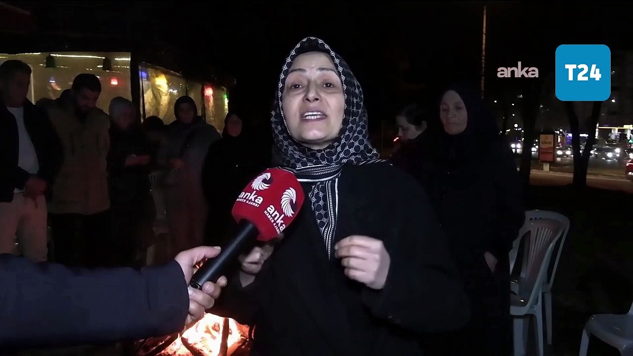 6 Şubat depreminde Ezgi Apartmanı'nda yakınlarını kaybedenlerden "adalet nöbeti"; Nurgül Göksu: Ben evlatlarımın hala yasını bile tutamadım çünkü adalet için mücadele veriyorum