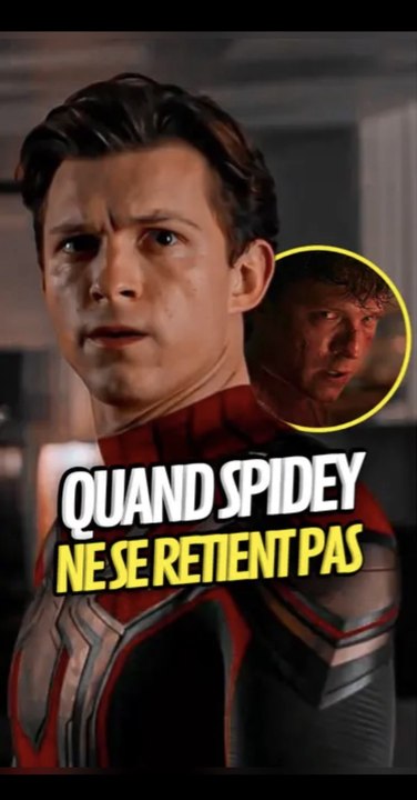 Les fois où Spidey ne retient pas ses coups… #peterparker #spiderman #marvel #onregardequoi #tomholland