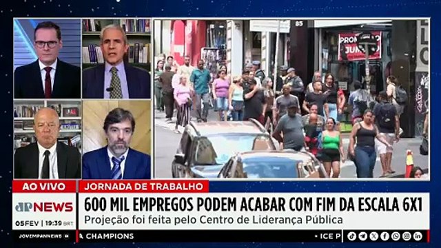Fim da escala 6x1 pode eliminar mais de 600 mil empregos no Brasil