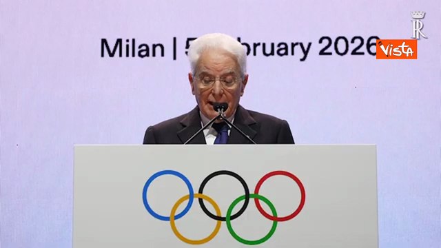 Milano Cortina, Mattarella: L'Italia dà il benvenuto agli atleti venuti da tutto il mondo