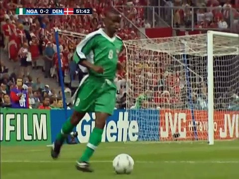 Copa do Mundo 1998 Dinamarca x Nigéria (1/8 finais) com Galvão Bueno (Globo)