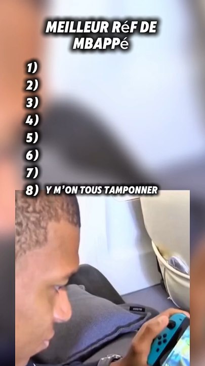 Les meilleurs réf de Kyllian MBAPPÉ 🤣🤣 #drole #humour #top5