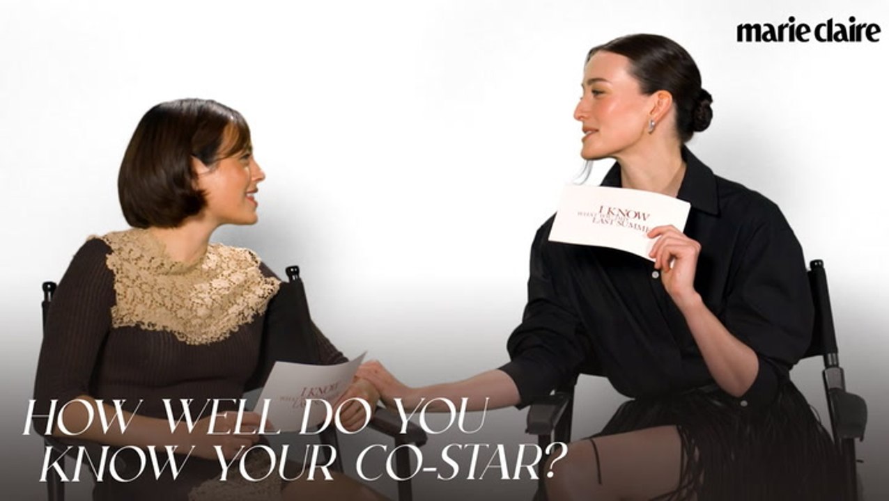 How Well Do the Stars of 'I Know What You Did Last Summer' Know Each Other? | Marie Claire