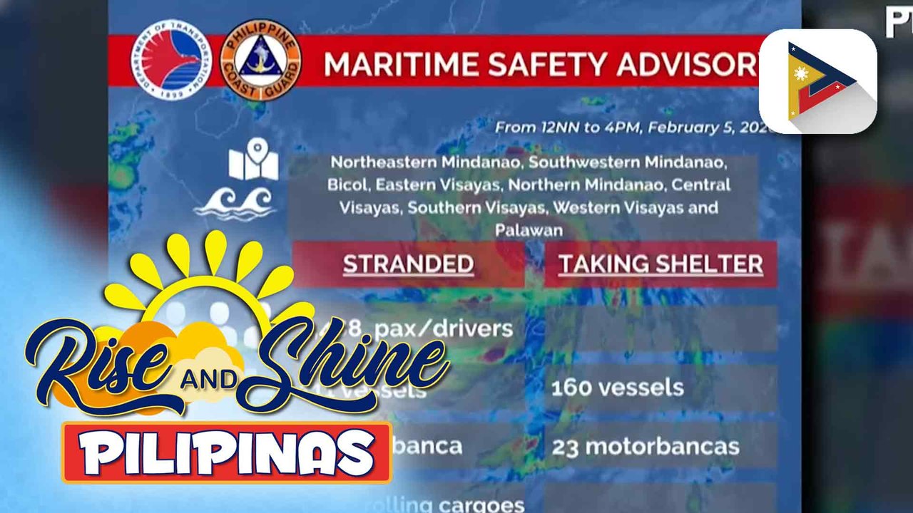 Operasyon ng 17 pantalan sa bansa, apektado ng Bagyong #BasyangPH; higit 1k na pasahero, atbp., stranded