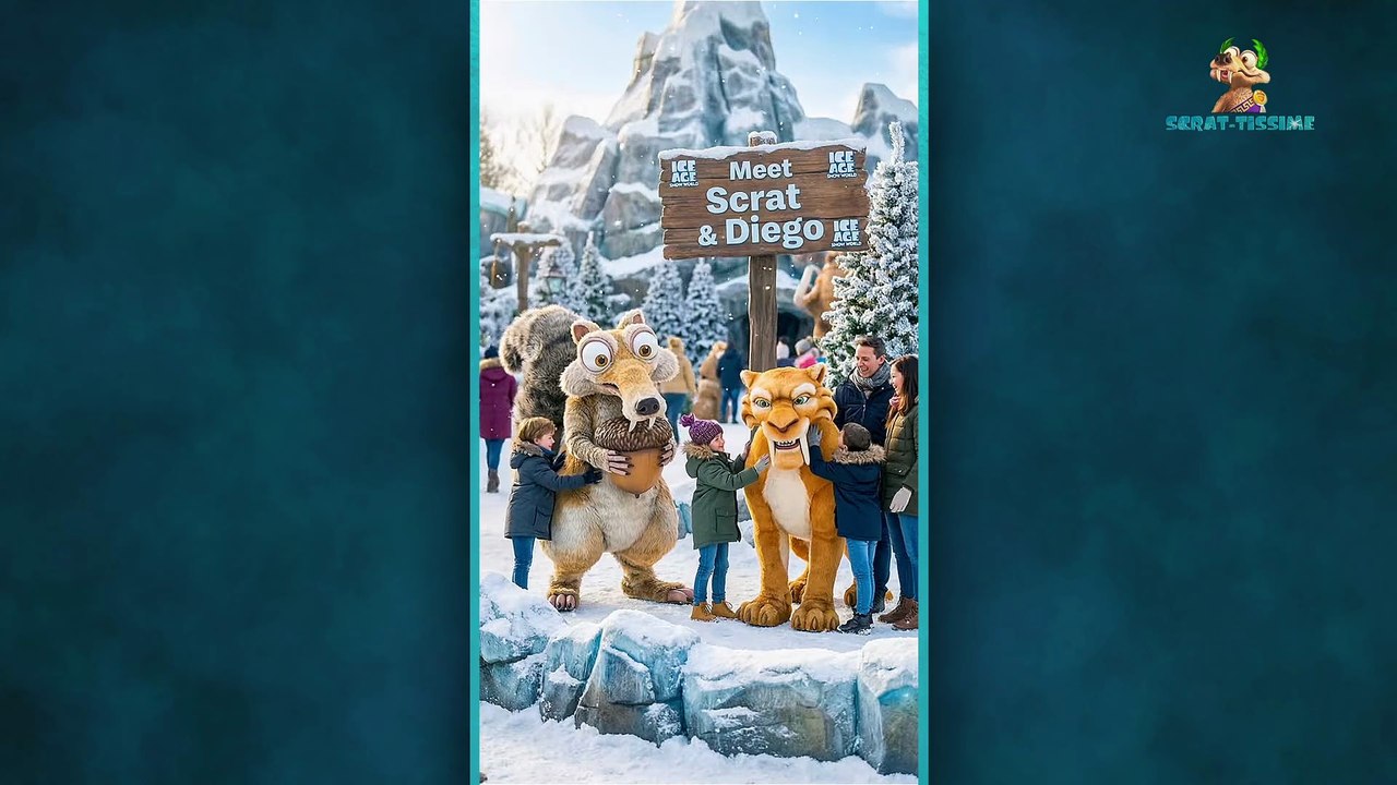 SCRAT - SURPRISE - ICE AGE SNOW WORLD - THE ULTIMATE WINTER THEME PARK EXPERIENCE - A.I