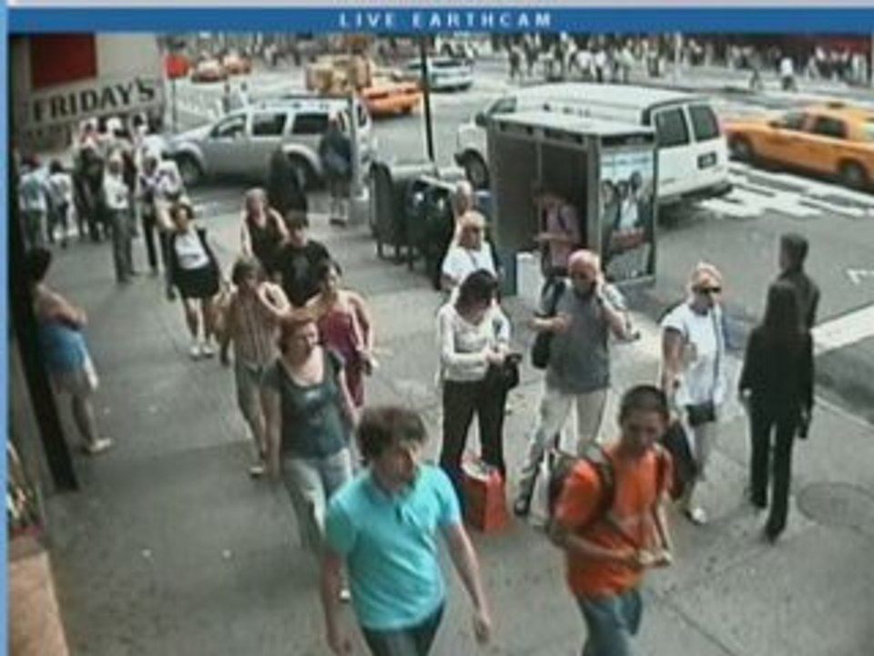 Dad & Flo, Times Square, New York 08'
