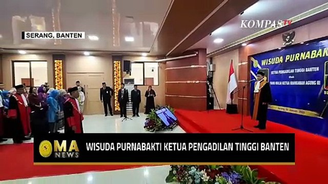 Ketua MA Pimpin Prosesi Wisuda Purnabakti Ketua Pengadilan Tinggi Banten | MA NEWS