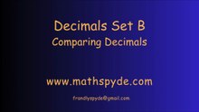 Decimals Set B Short