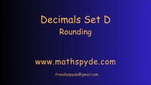 Decimals Set D Short