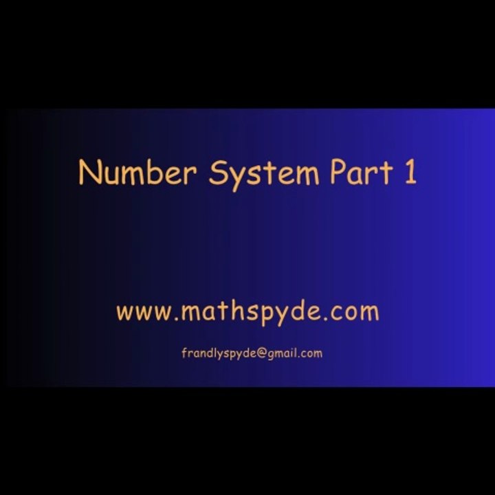 Number System Part 1 Short