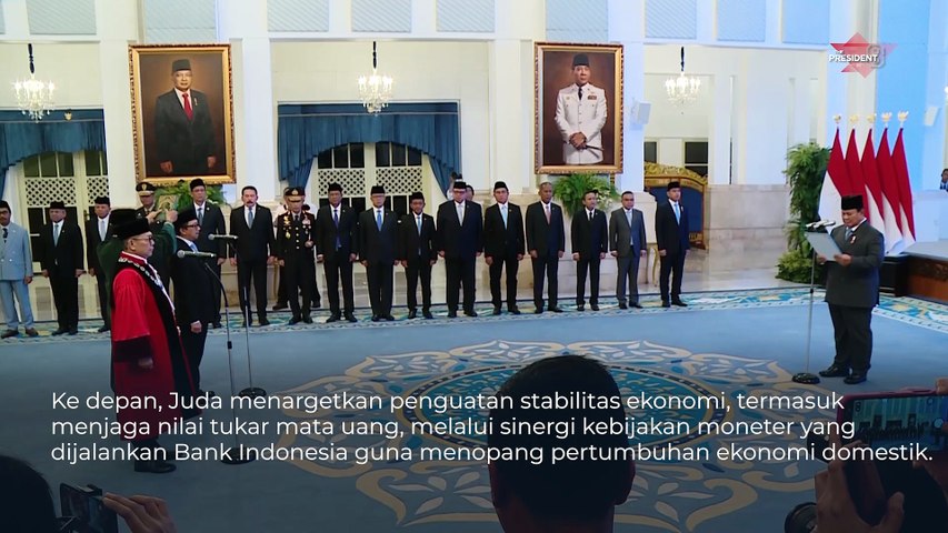 Resmi Dilantik Jadi Wamenkeu, Juda Agung Siap Perkuat Pertumbuhan Ekonomi Nasional