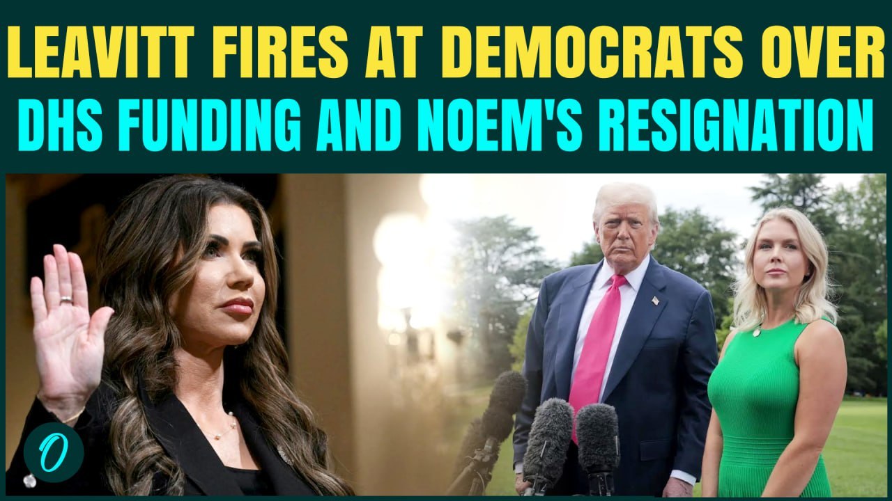 Press Sec Leavitt Targets Democrats Over DHS Funding Crisis And Backs Noem's ICE Agenda