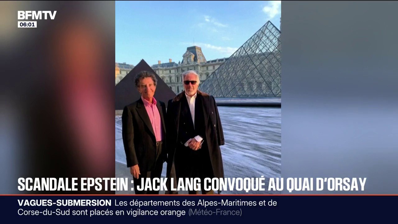Affaire Epstein: l’ancien ministre Jack Lang va être convoqué par le ministère des Affaires étrangères