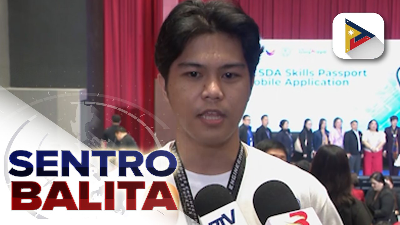 Paghahanap ng trabaho ng TESDA graduates, mas pinadali na sa tulong ng TESDA Skills Passport Mobile App  | ulat ni Kenneth Paciente