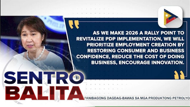 Delayed na flood control projects, pabibilisin ang konstruksyon para sa pagbuo ng mas maraming trabaho ayon sa DEPDev