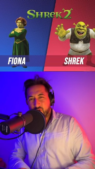 Allez double avec moi, tu fais Fiona je fais Shrek à toi de doubler