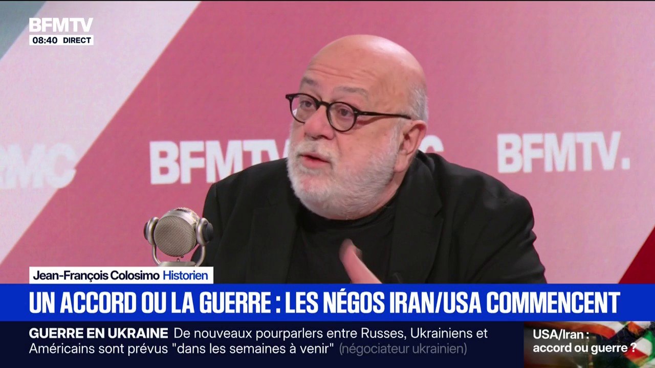 Négociations Iran/États-Unis: "Aujourd'hui, il n'y a plus que le langage de la force" affirme l'historien Jean-François Colosimo
