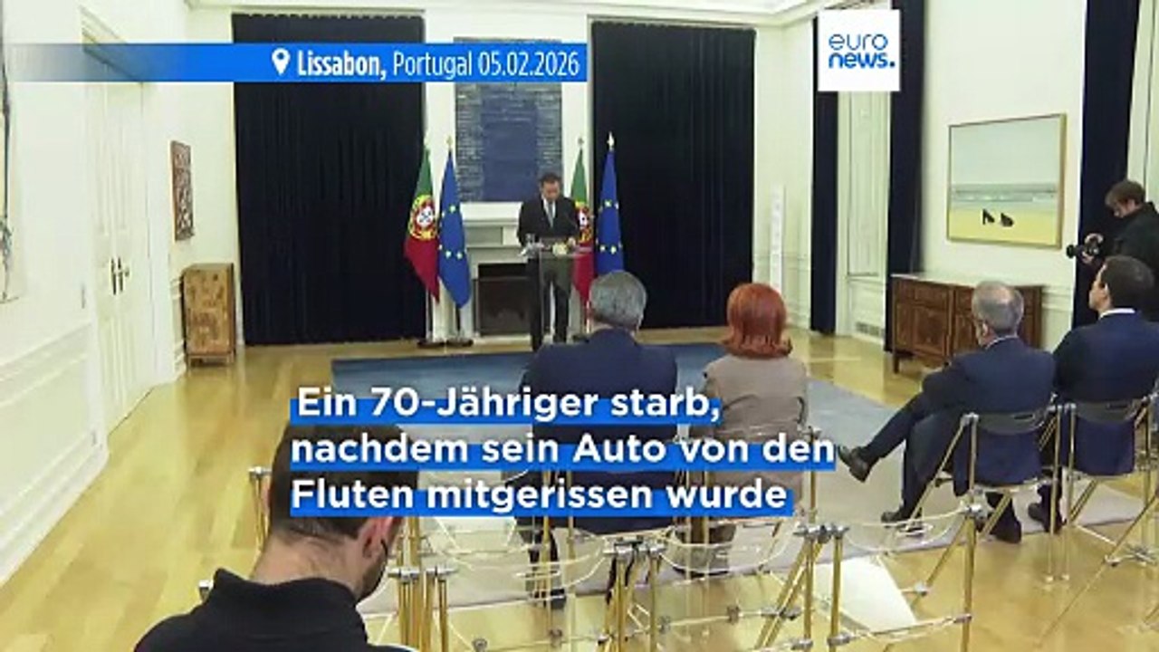 Sturmtief 'Leonardo' verwüstet Portugal und Spanien