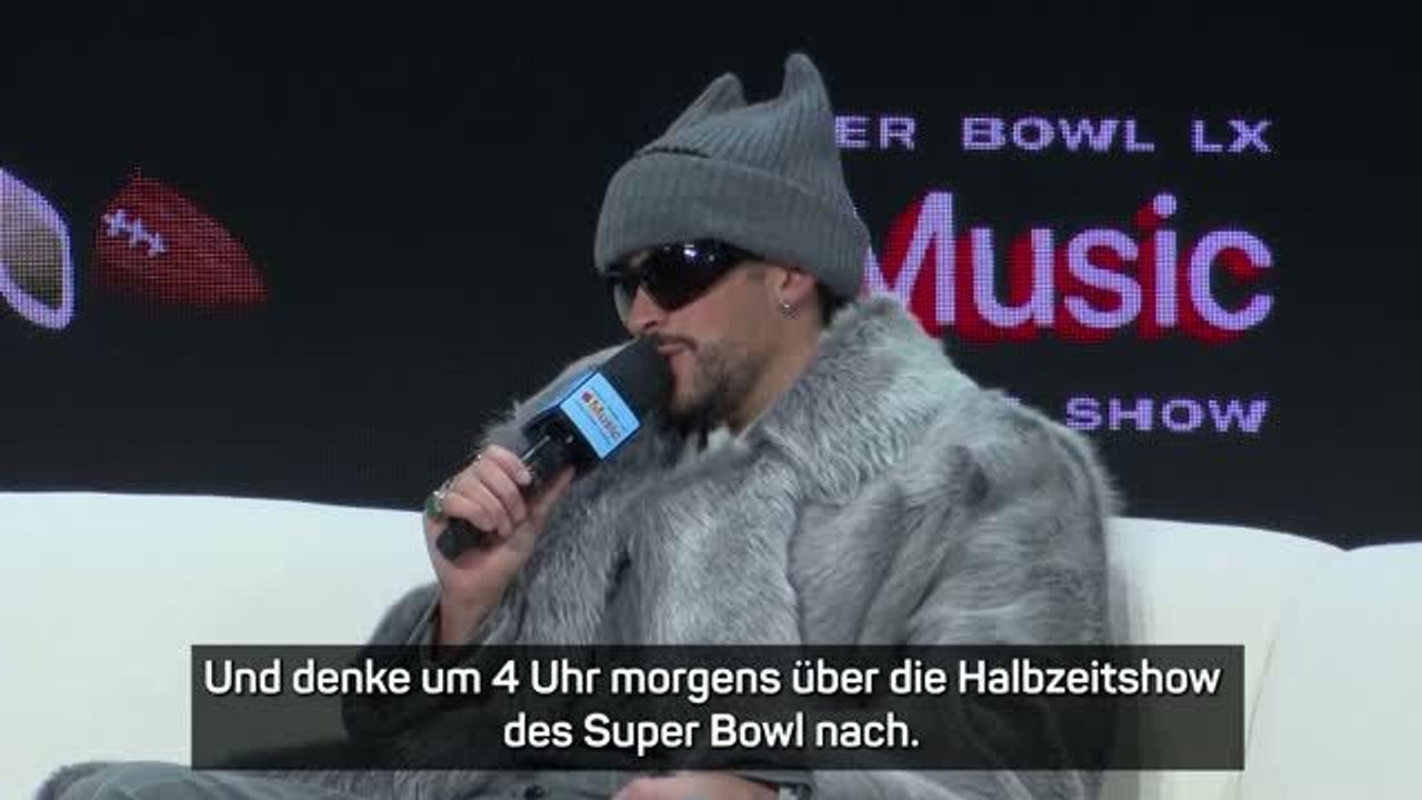 Super-Bowl-Halftime-Star Bad Bunny: 'Muss zum Therapeuten'