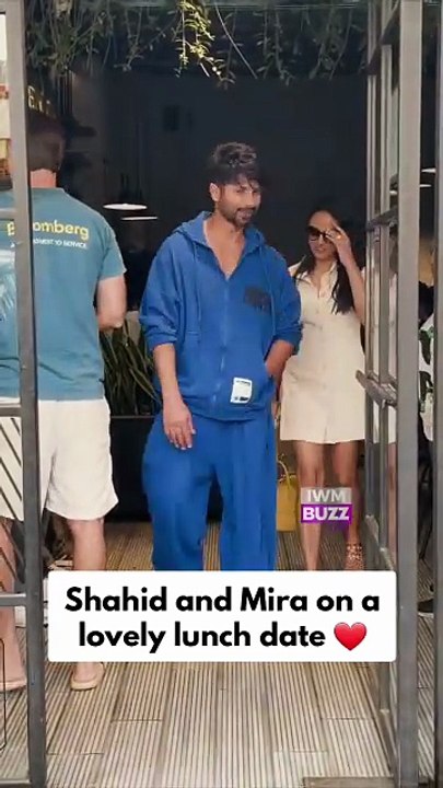 Spotted: Shahid Kapoor and Mira Rajput on a lovely lunch date