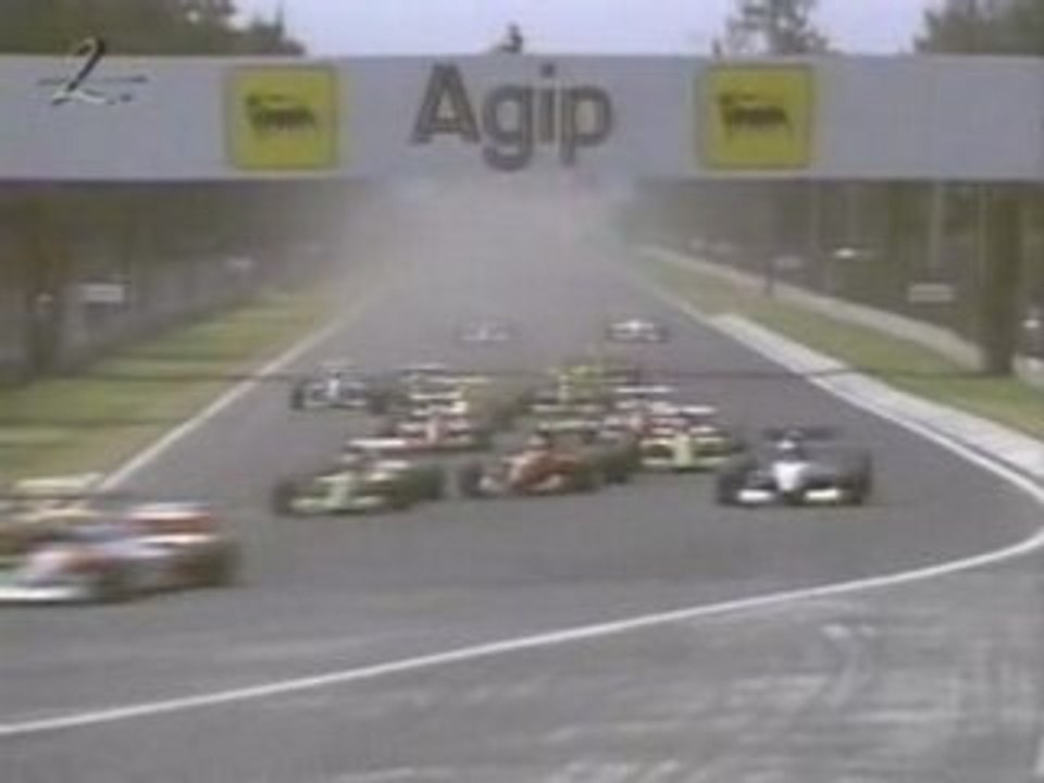 F1 - Départ et crambolage du GP du Mexique en 1992