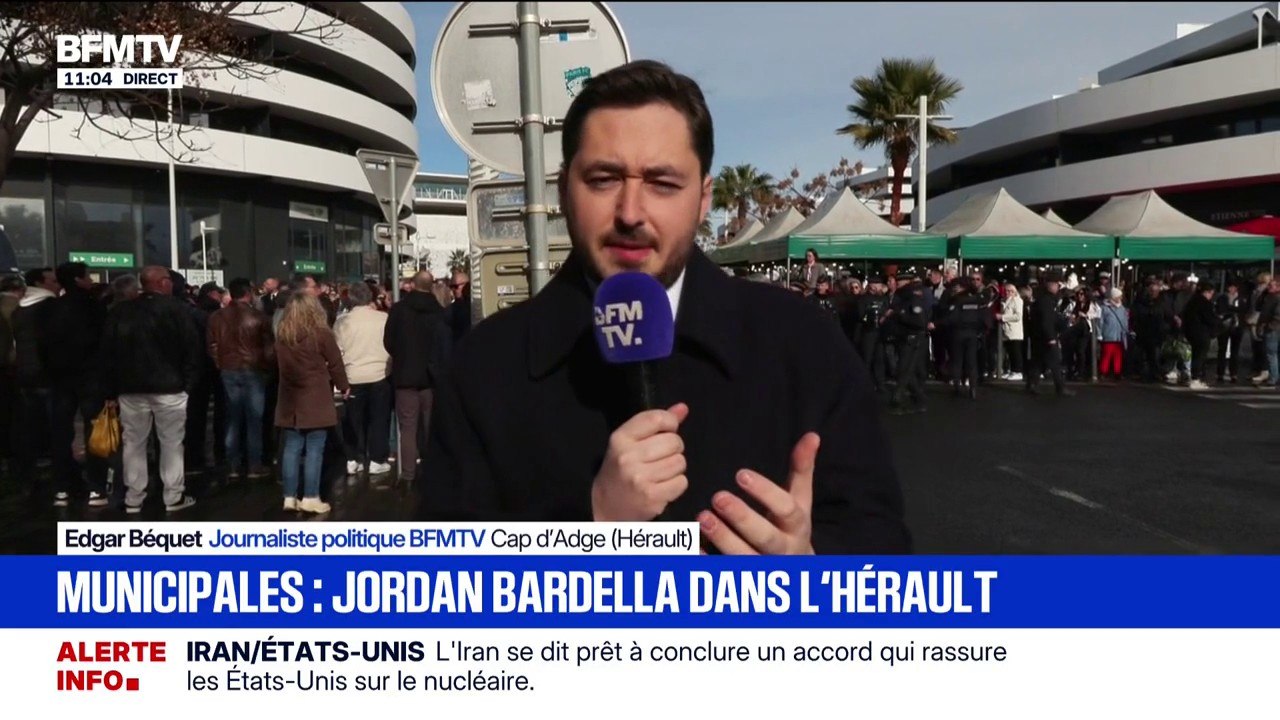 Municipales: Jordan Bardella attendu au Cap d'Agde pour le lancement officiel de la campagne du RN