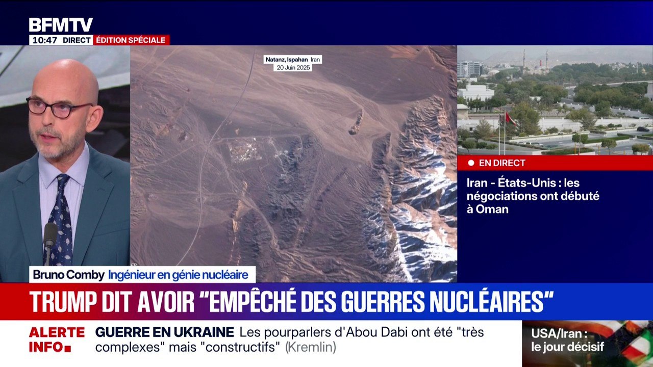 Nucléaire iranien: "Téhéran joue à un jeu de poker menteur depuis 40 ans", estime Bruno Comby, ingénieur en génie nucléaire