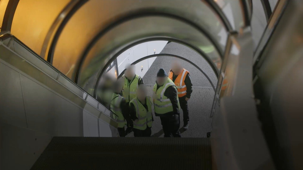 Footage shows nearly 50 foreign national offenders and failed asylum seekers being deported