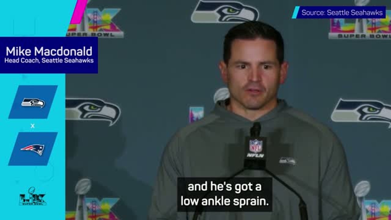 Macdonald 'confident' Emmanwori will play in Super Bowl after injury
