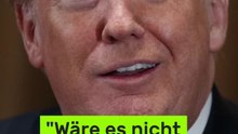 No Glomex Donald Trump: "Wäre es nicht schrecklich...?" US-Präsident lässt alle Spekulationen offen