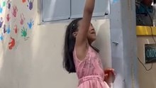 Cancer survivor celebrates her victory until the bell falls over her head