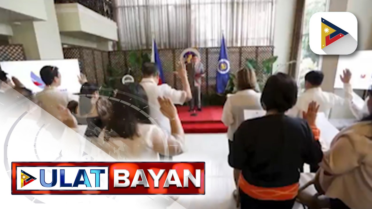 58 bagong opisyal ng pamahalaan, pinanumpa ni Exec. Sec. Ralph Recto; Aljo Bendijo ng inyong PTV, itinalagang bagong Director II ng LTFRB