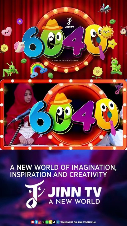 60 40 | Fun, Facts & Learning | Promo | Pakistan’s First Kids Infotainment Show | Jinn TV Official