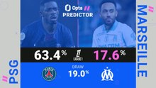 PSG v Marseille - Opta Predictor