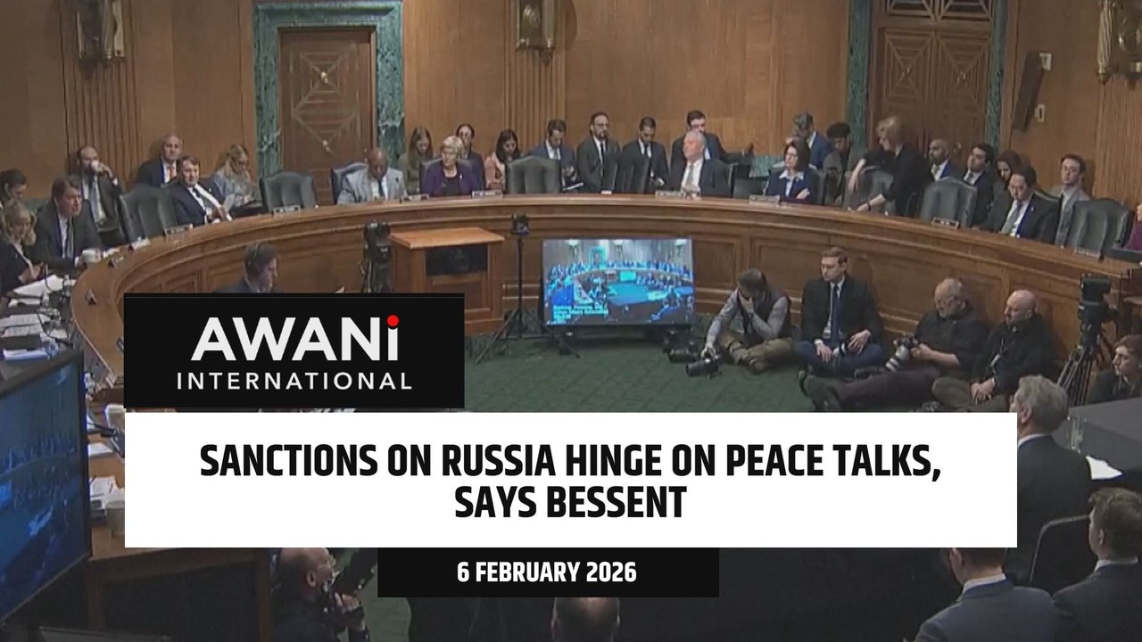 Sanctions on Russia hinge on peace talks, says Bessent