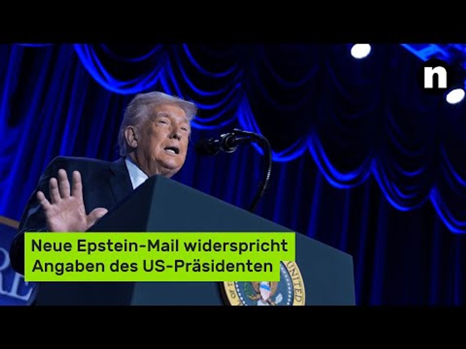 Neue Epstein-Mail widerspricht Angaben des US-Präsidenten