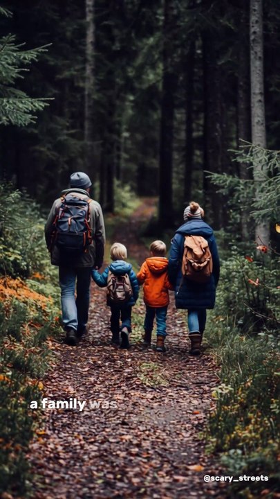 Hiking Family Captured Something Impossible on Camera 📸🌑| #paranormal #ghost #mystery #shorts #scary