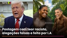 Trump publica vídeo com teoria da conspiração que retrata Obamas como macacos
