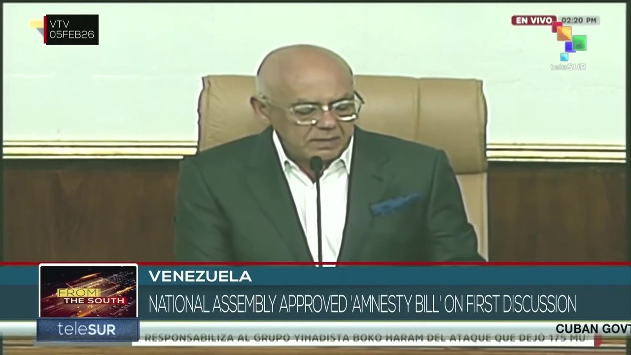 Venezuela’s National Assembly approved 'Amnesty Bill' on first discussion