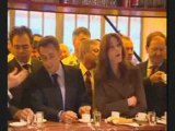 Luc Chatel Nicolas Sarkozy à Rungis