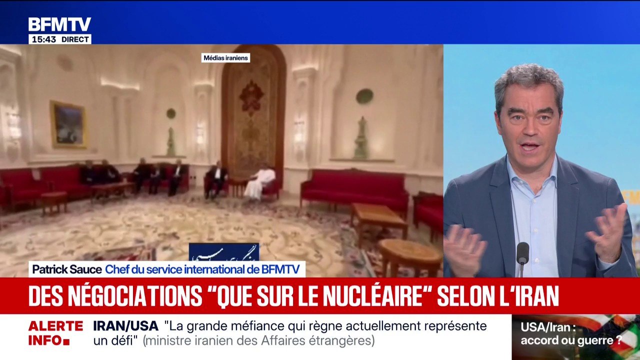 Pourparlers entre les États-Unis et l'Iran à Oman: des négociations qui ne portent "que sur le nucléaire" selon l'Iran
