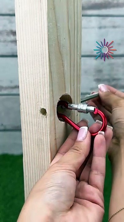 How to secure knots using a carabiner👍
