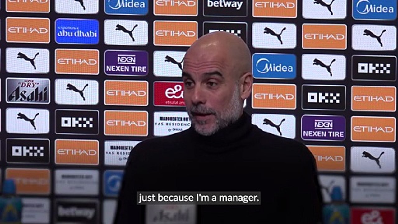 Pep Guardiola doubles down on his comments about global conflicts
