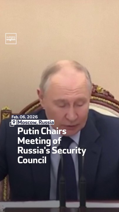 Putin Chairs Meeting of Russia's Security Council