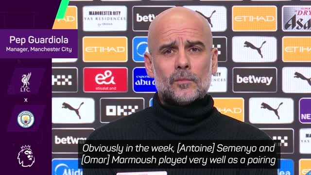 Guardiola hails Haaland as 'best striker in the world' ahead of Liverpool clash