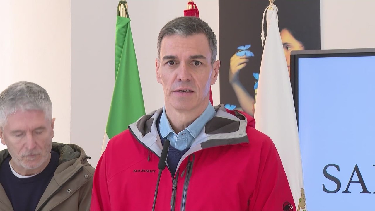 Pedro Sánchez llama a confiar a los expertos tras las inundaciones en Andalucía