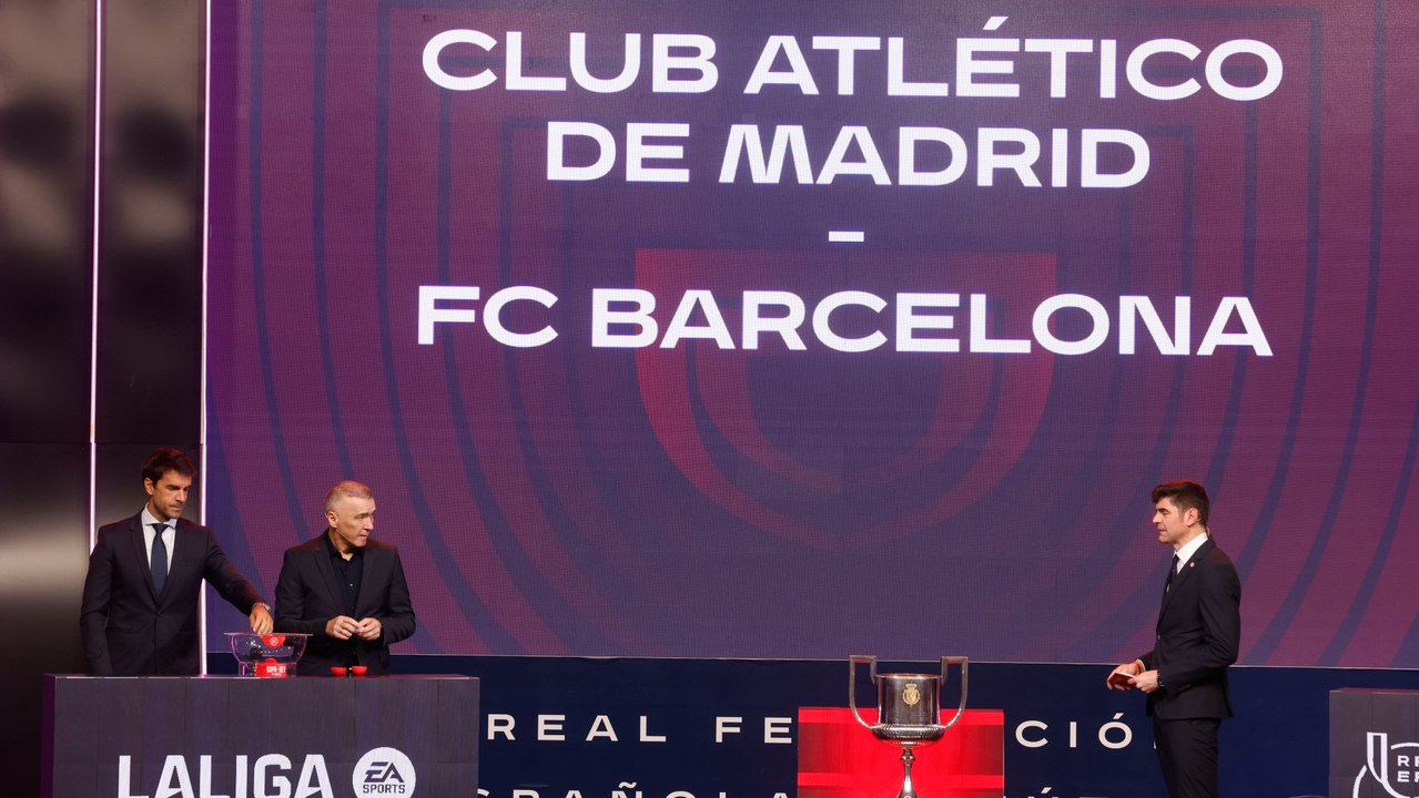 Atlético de Madrid-Barcelona y Athletic-Real Sociedad, semifinales de la Copa del Rey