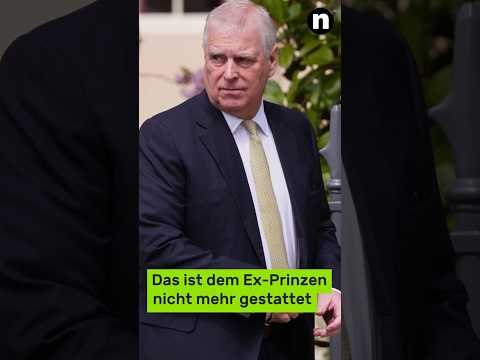 Andrew Mountbatten-Windsor: Das ist dem Ex-Prinzen nicht mehr gestattet
