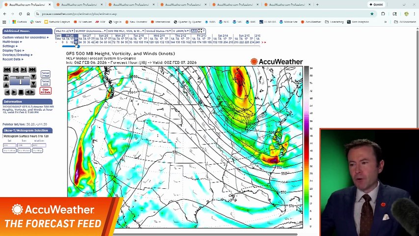 Snow squalls precede bitter blast from Arctic this weekend - video